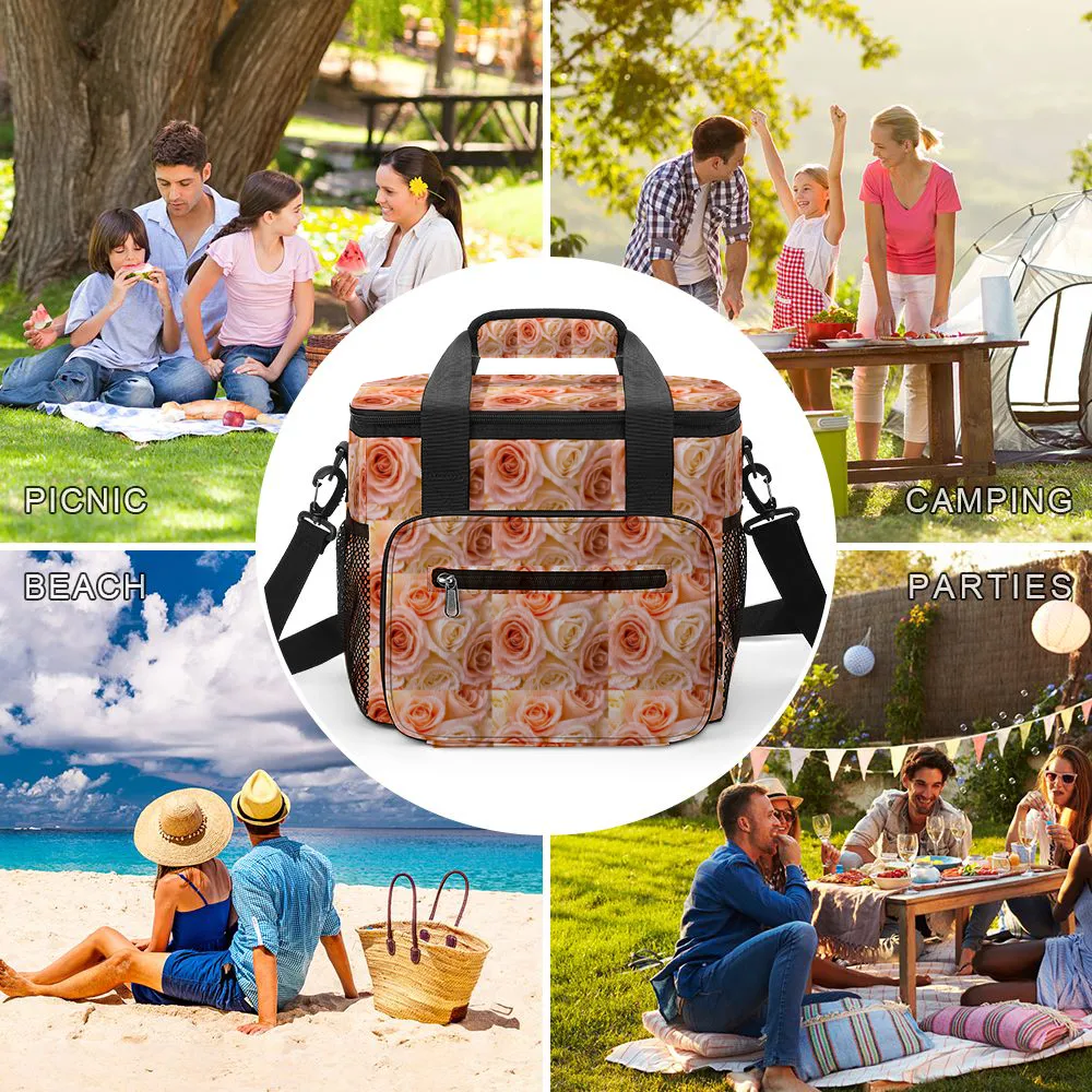 Pinky Roses Multi Function Large Waterproof Bag