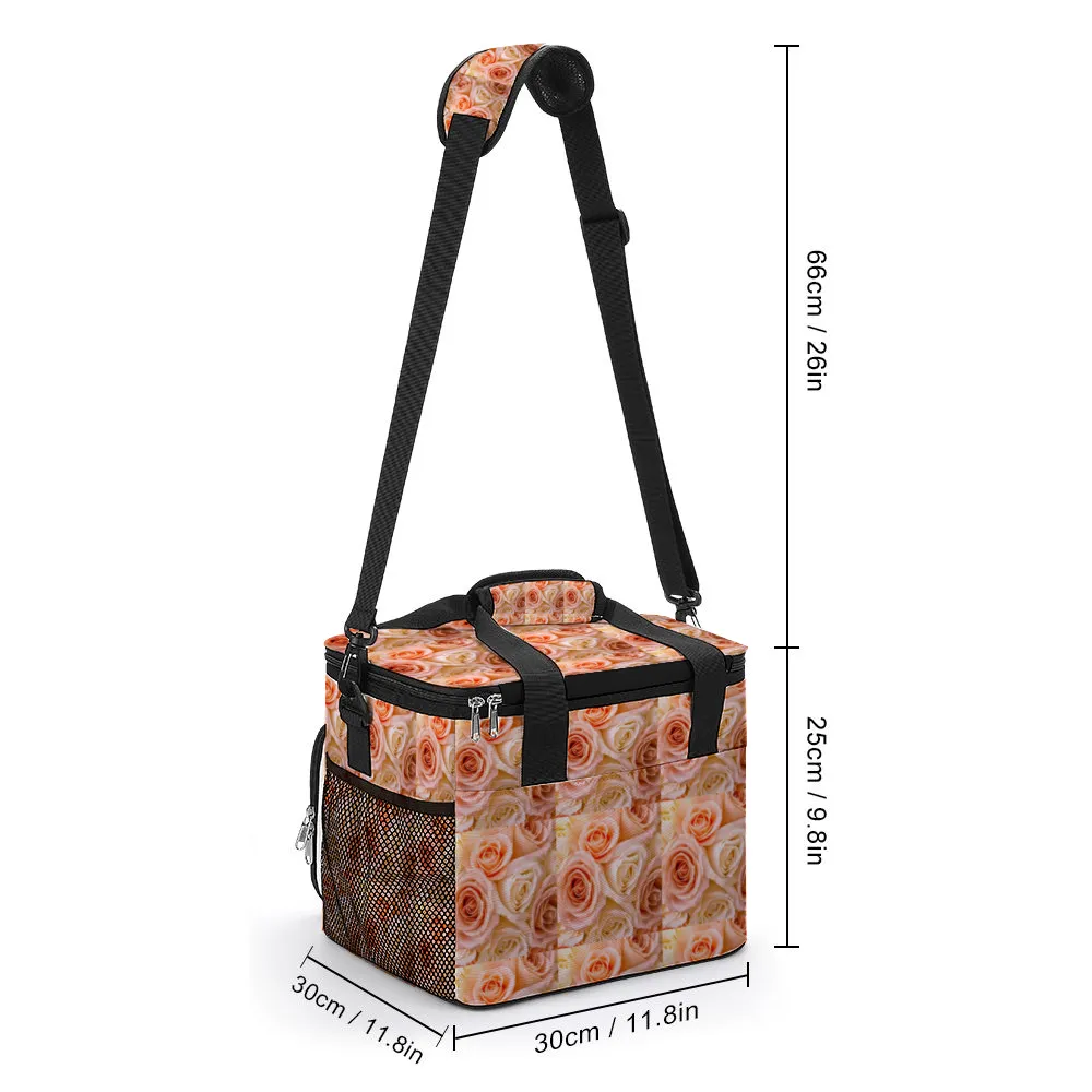 Pinky Roses Multi Function Large Waterproof Bag