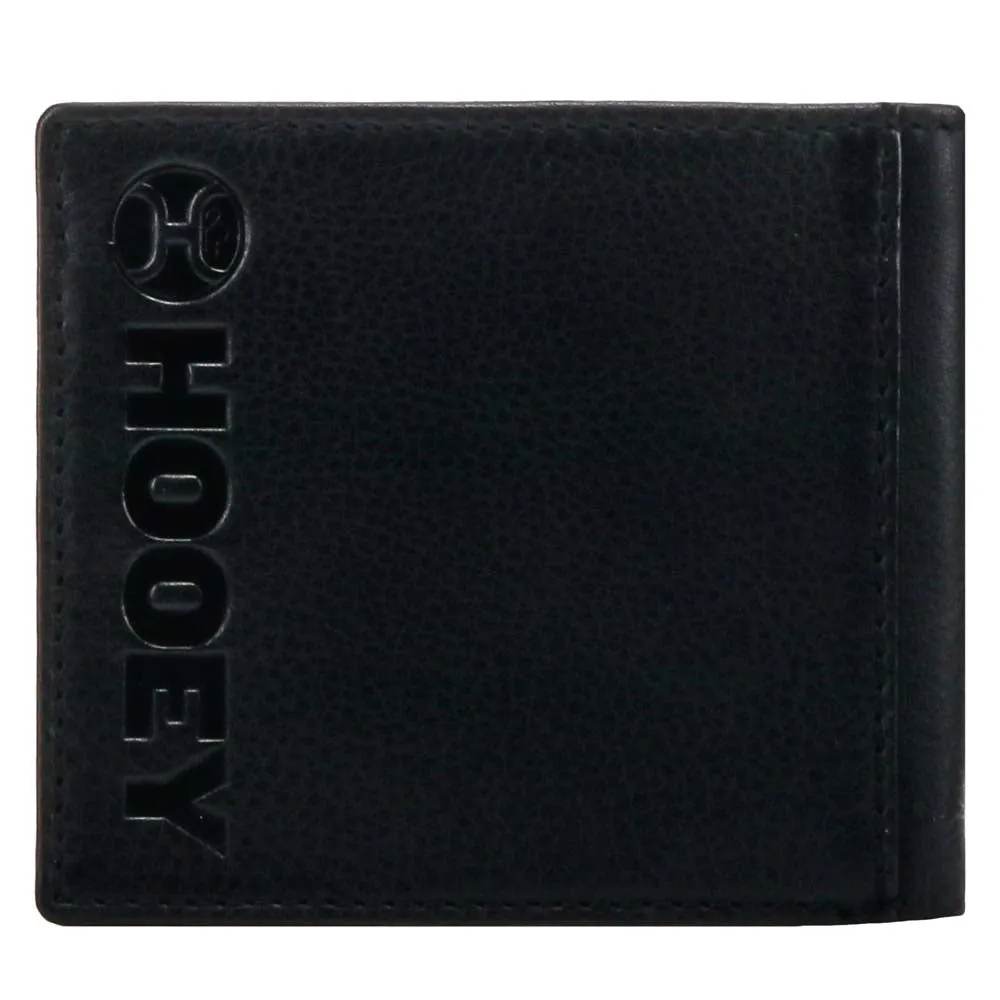 "Black Hawk" Bifold Hooey Wallet Black/Red w/ Aztec Print