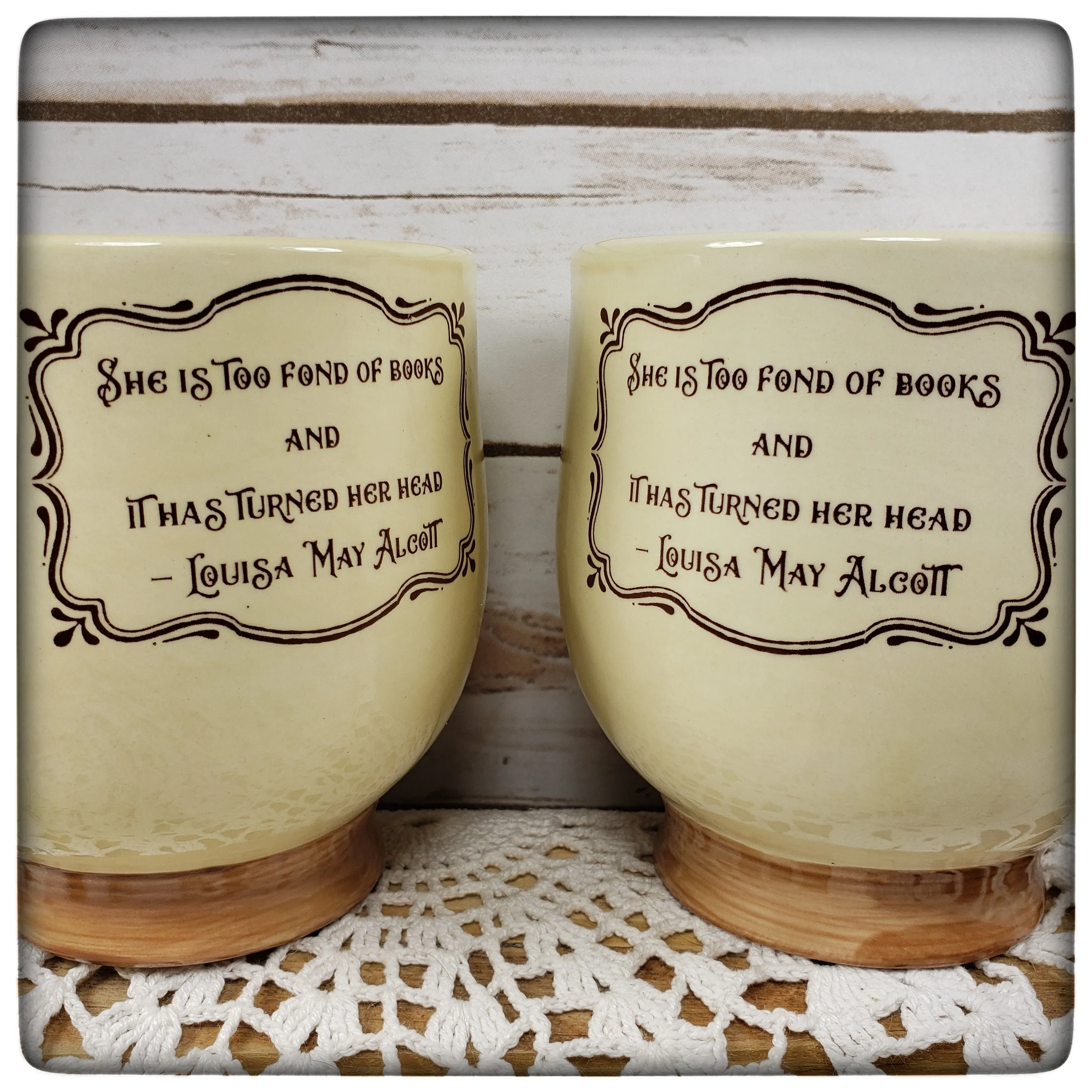 "She is too fond of books" Mug