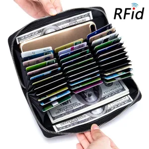 RFid Leather 36 Cards Holder