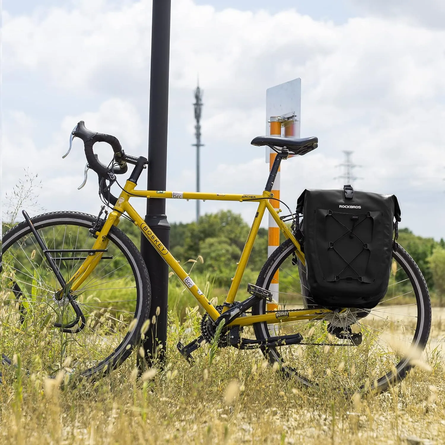 ROCKBROS 32L Waterproof Bike Panniers Durable Spacious Easy to Install