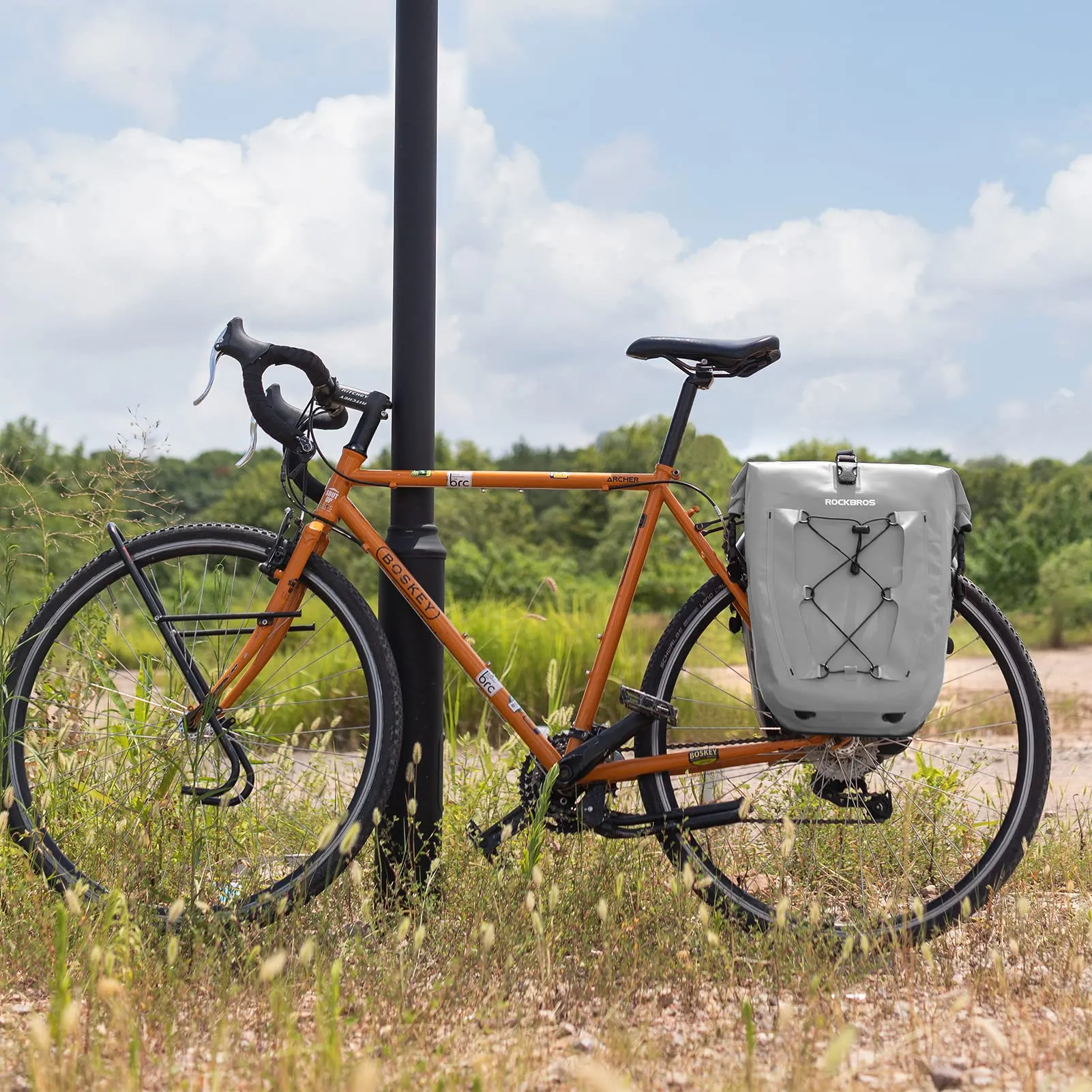 ROCKBROS 32L Waterproof Bike Panniers Durable Spacious Easy to Install