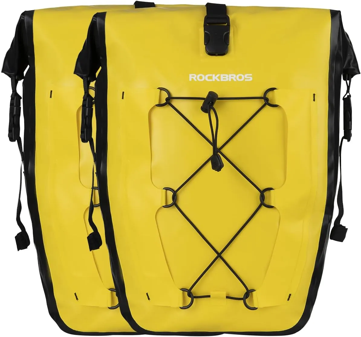 ROCKBROS 32L Waterproof Bike Panniers Durable Spacious Easy to Install