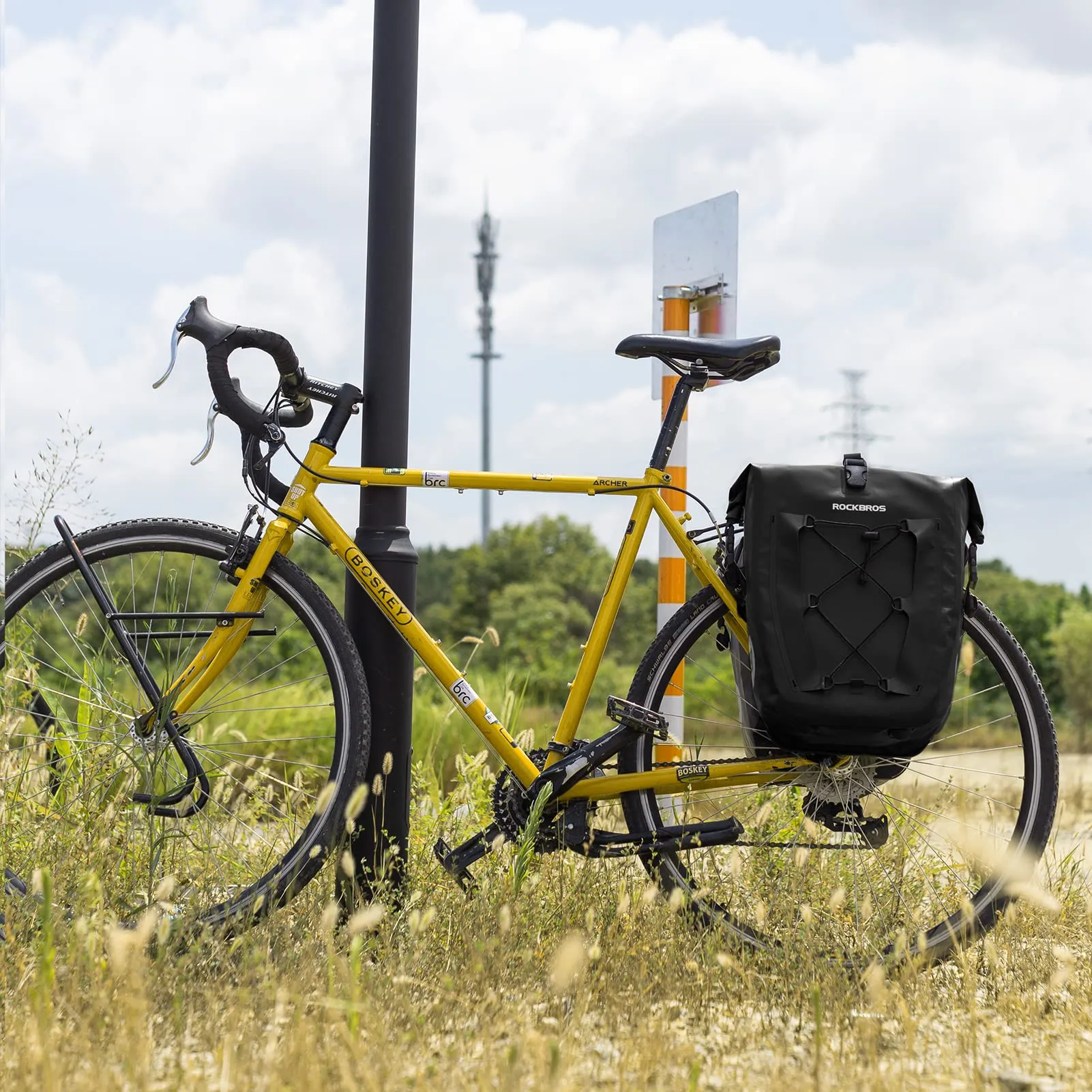 ROCKBROS 32L Waterproof Bike Panniers Durable Spacious Easy to Install