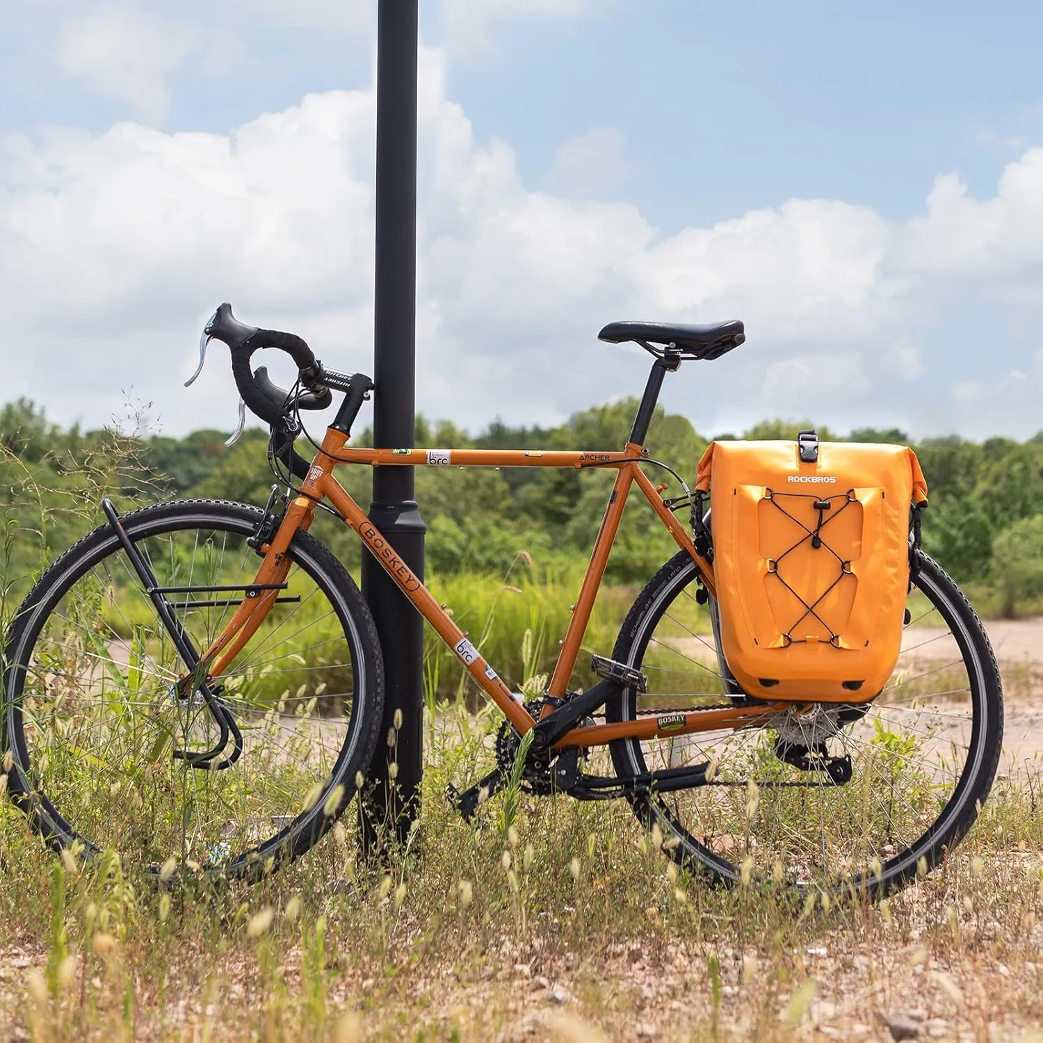 ROCKBROS 32L Waterproof Bike Panniers Durable Spacious Easy to Install