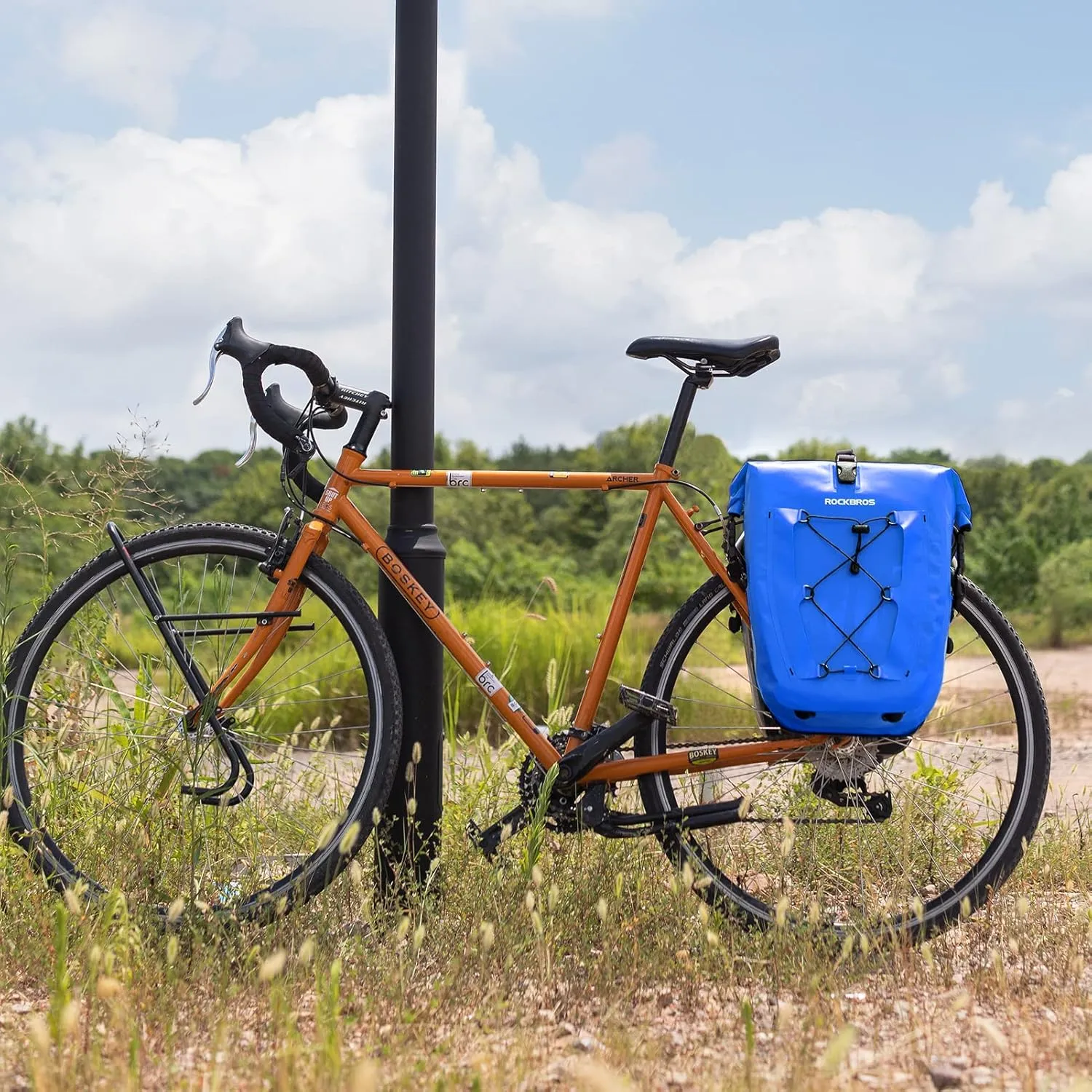 ROCKBROS 32L Waterproof Bike Panniers Durable Spacious Easy to Install