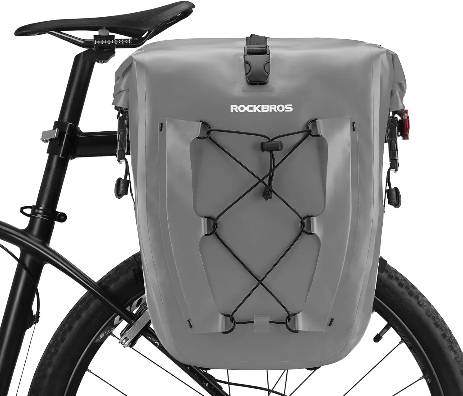 ROCKBROS 32L Waterproof Bike Panniers Durable Spacious Easy to Install