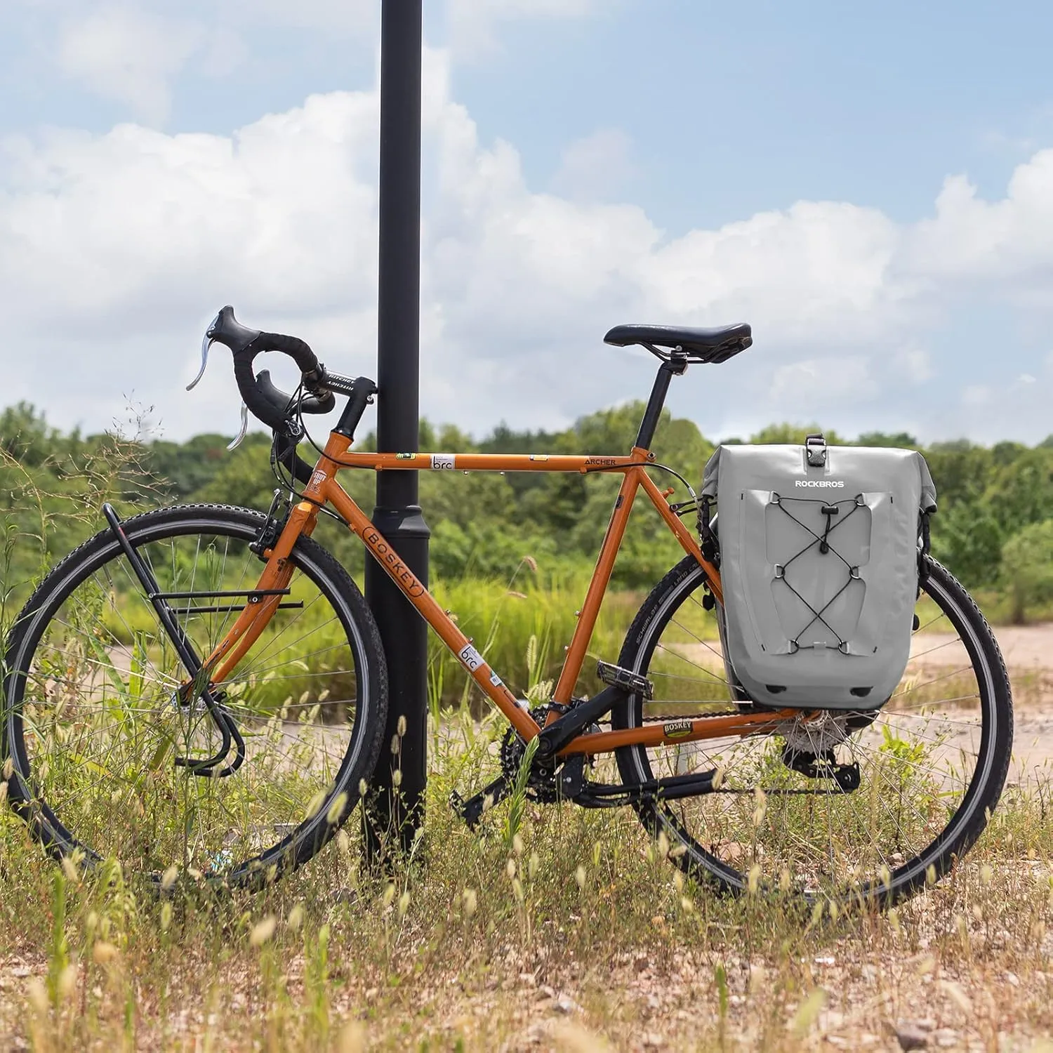 ROCKBROS 32L Waterproof Bike Panniers Durable Spacious Easy to Install