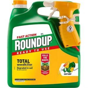 Roundup Fast Action Ready To Use Weedkiller 3L