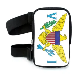 Run & Revel Caribbean Carnival Adjustable Thigh/Leg Bag - Virgin Islands