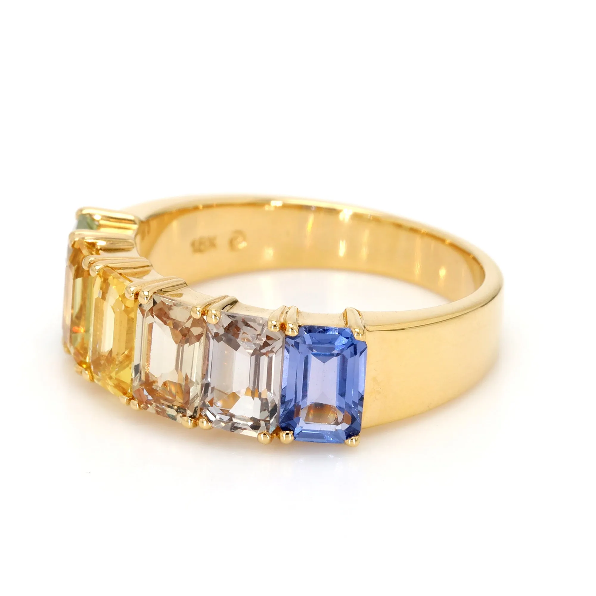 Sapphire In-Line Ring
