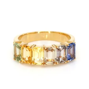 Sapphire In-Line Ring