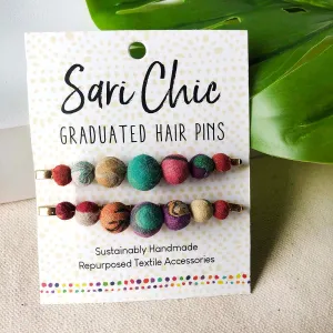 Sari Chic Kantha Hair Pins