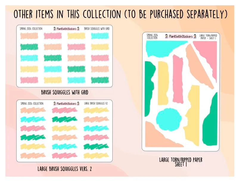 Scallop Doodle Half Checkbox - Spring 2024 Colours