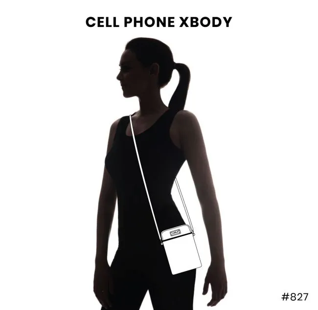 Sea Side Whale Tale Cell Phone Crossbody Bag