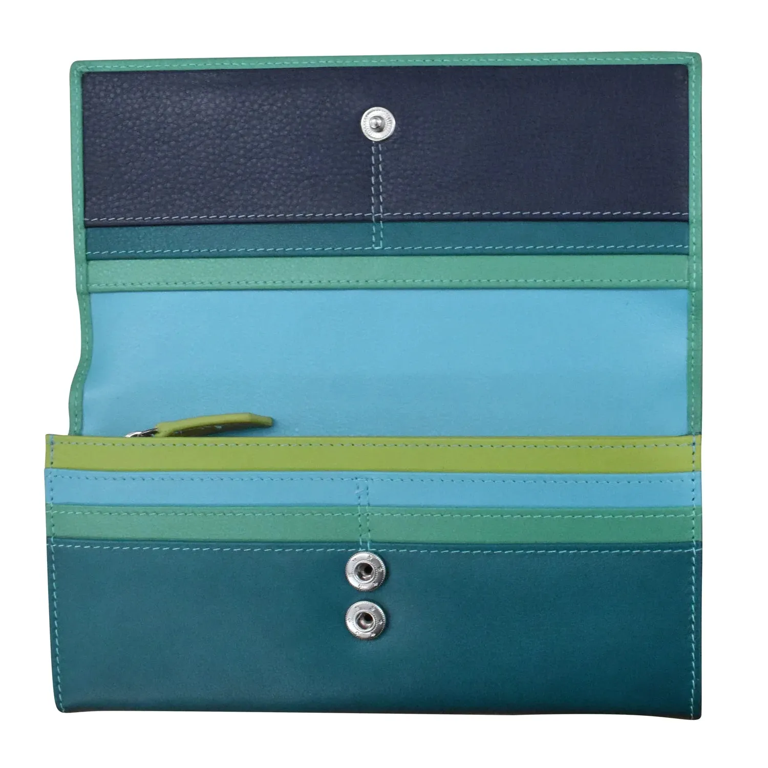 Serenity Multi -Rosemary  Rfid Leather Wallet