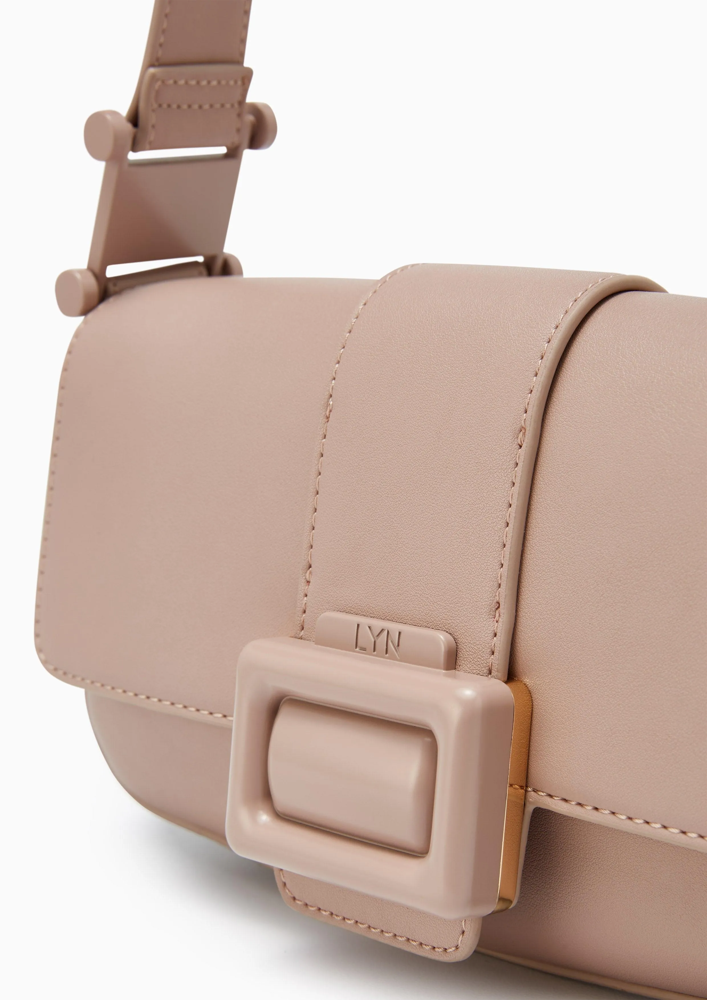 Shelly Shoulder Flap Bag Pink