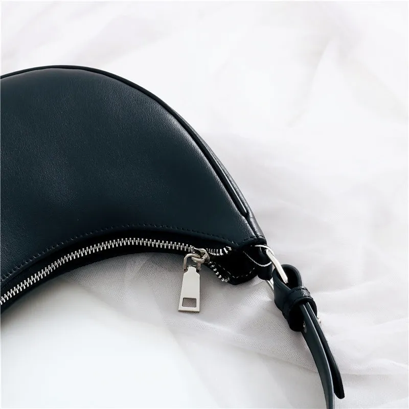 Small Moon leather shoulder bag