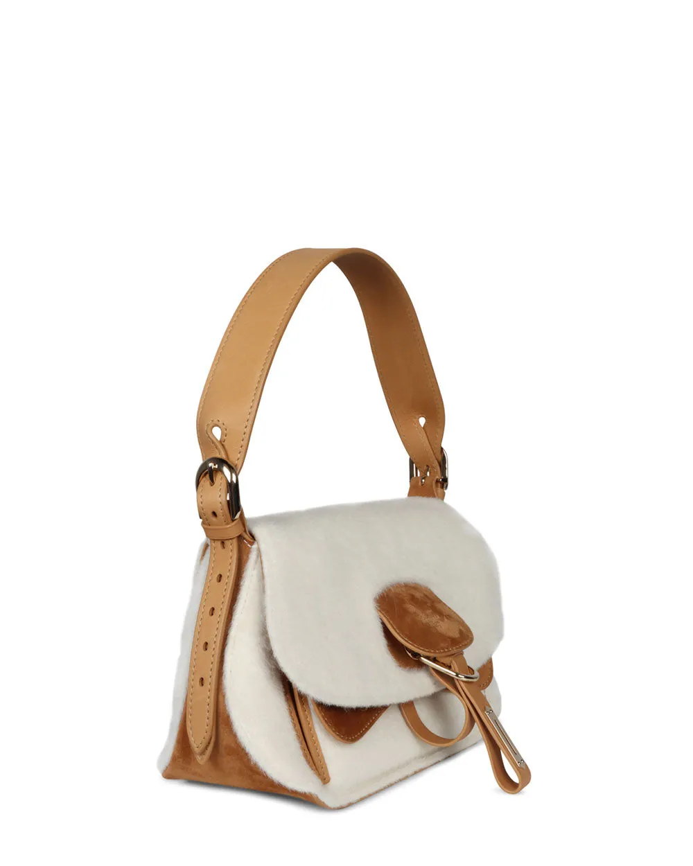 Small Wight Shoulder Bag in Cuir