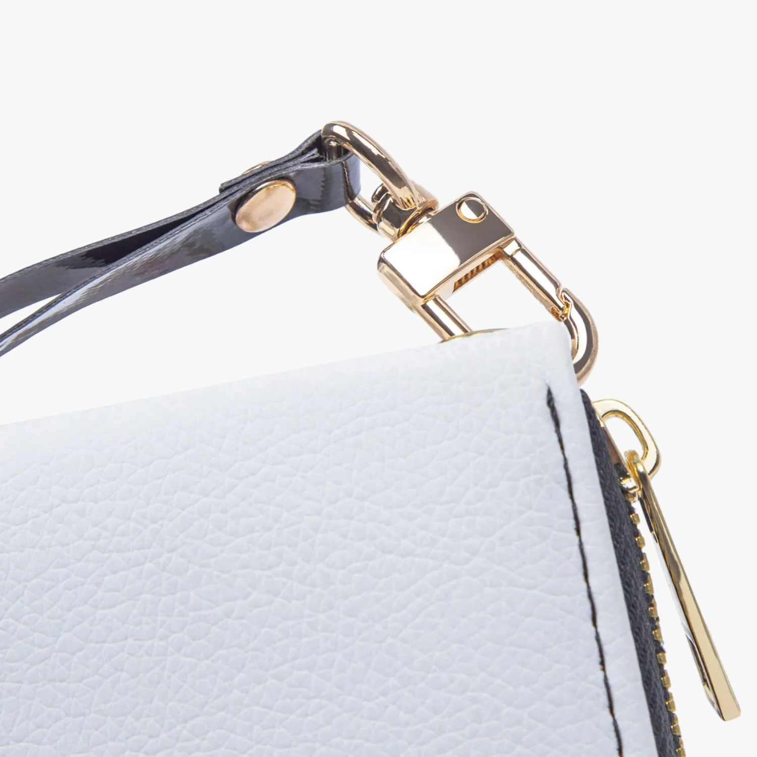 Spring Breeze  PU Leather Strap Zipper Wallet