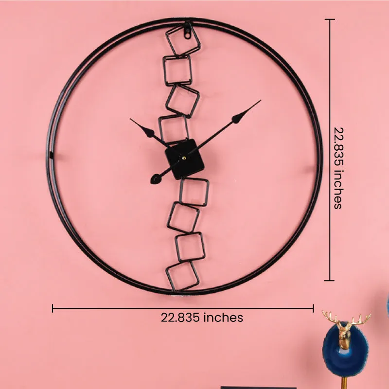 Stacked Blocks Stylish Wall Clock