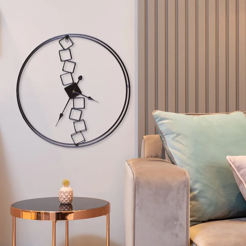 Stacked Blocks Stylish Wall Clock