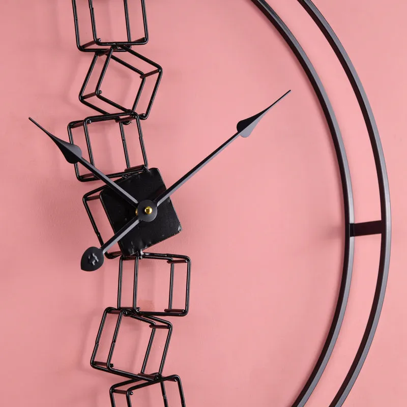 Stacked Blocks Stylish Wall Clock