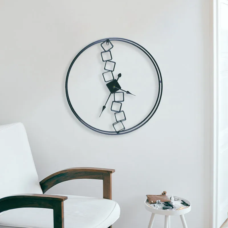 Stacked Blocks Stylish Wall Clock