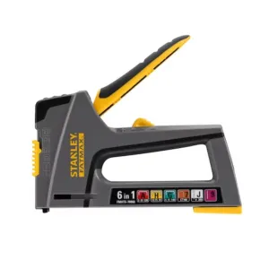 Stanley Fatmax 6-in-1 Multi-Purpose Plastic Staple and Brad Nail Gun TR75 - FMHT6-70868