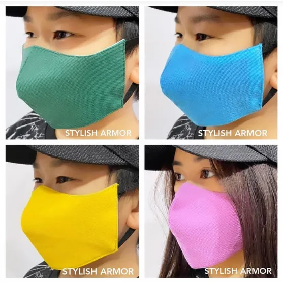 STYLISH ARMOR Silver Antimicrobial 3ply 12pcs