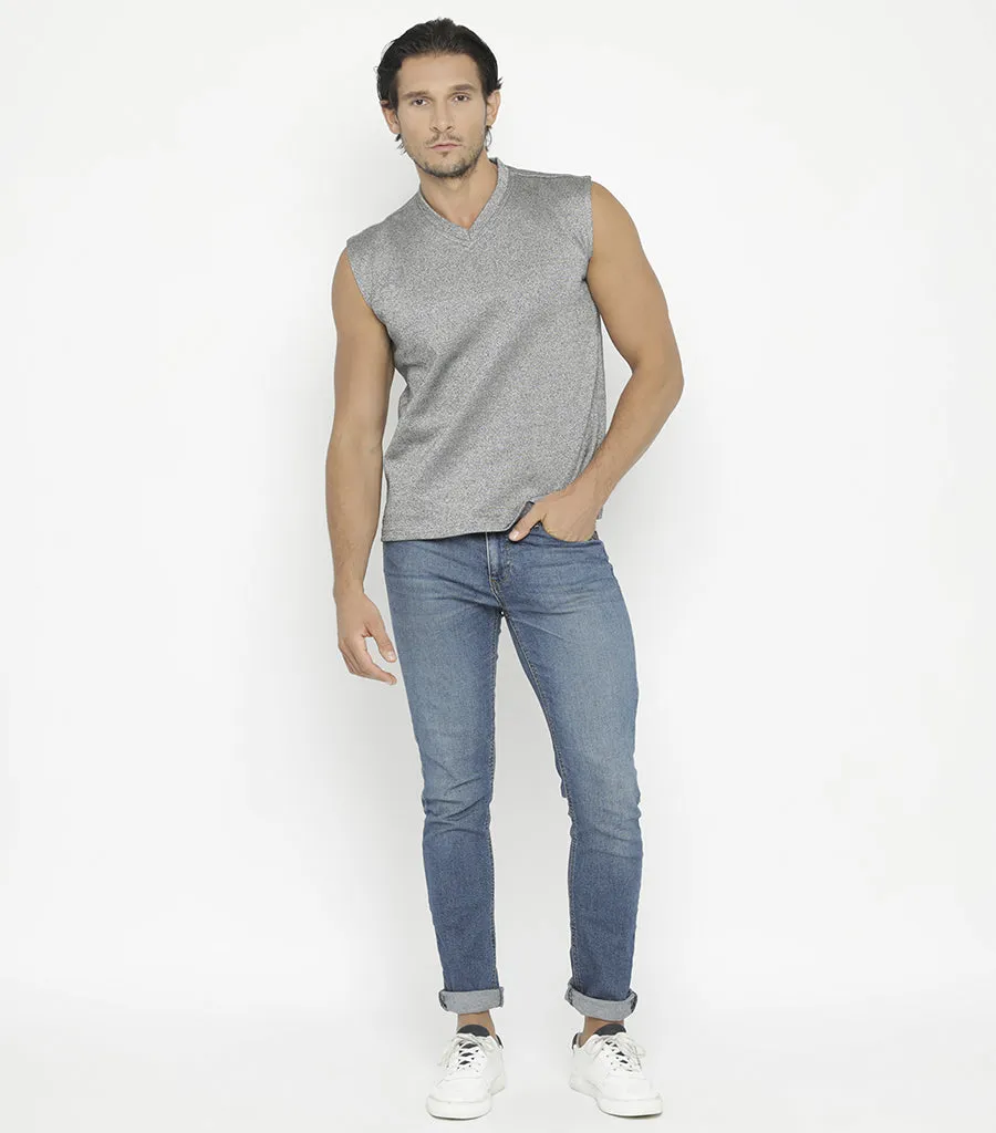 STYLISH ARMOR V Neck Sleeveless Top