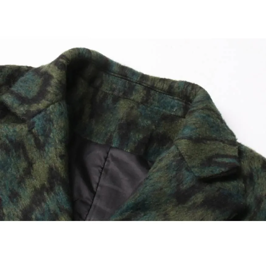 Stylish Leopard Pattern Blazer