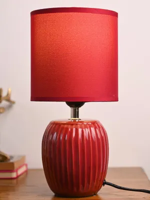 Stylish Red Table Lamp