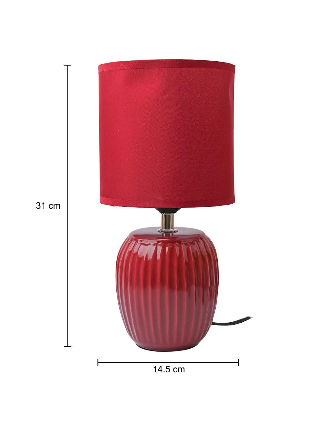 Stylish Red Table Lamp