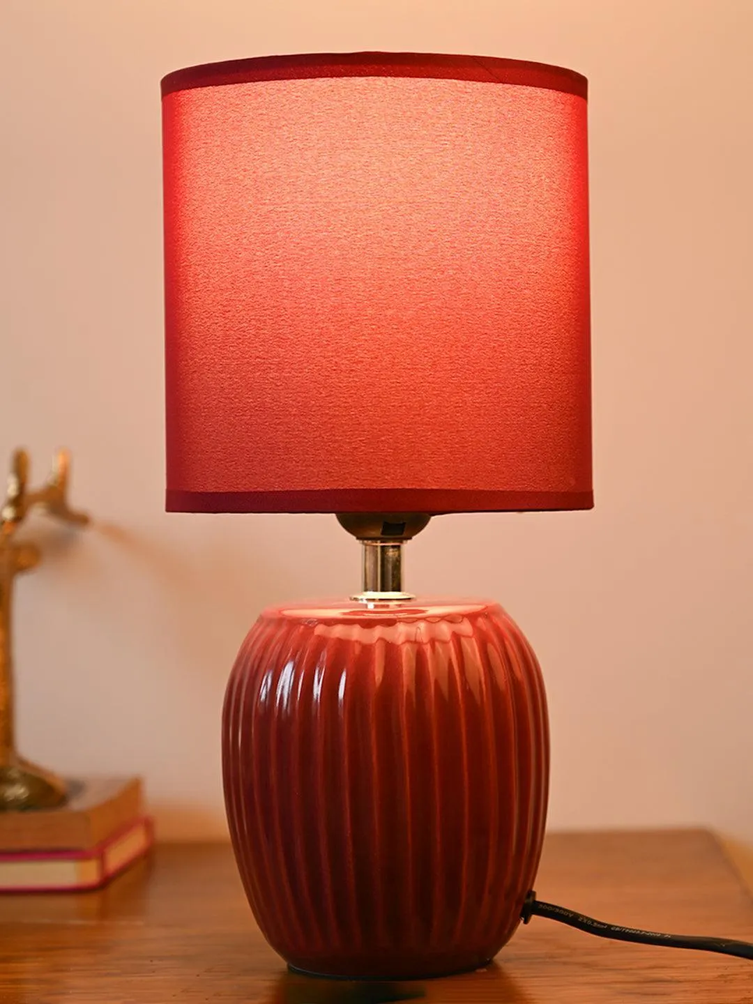 Stylish Red Table Lamp