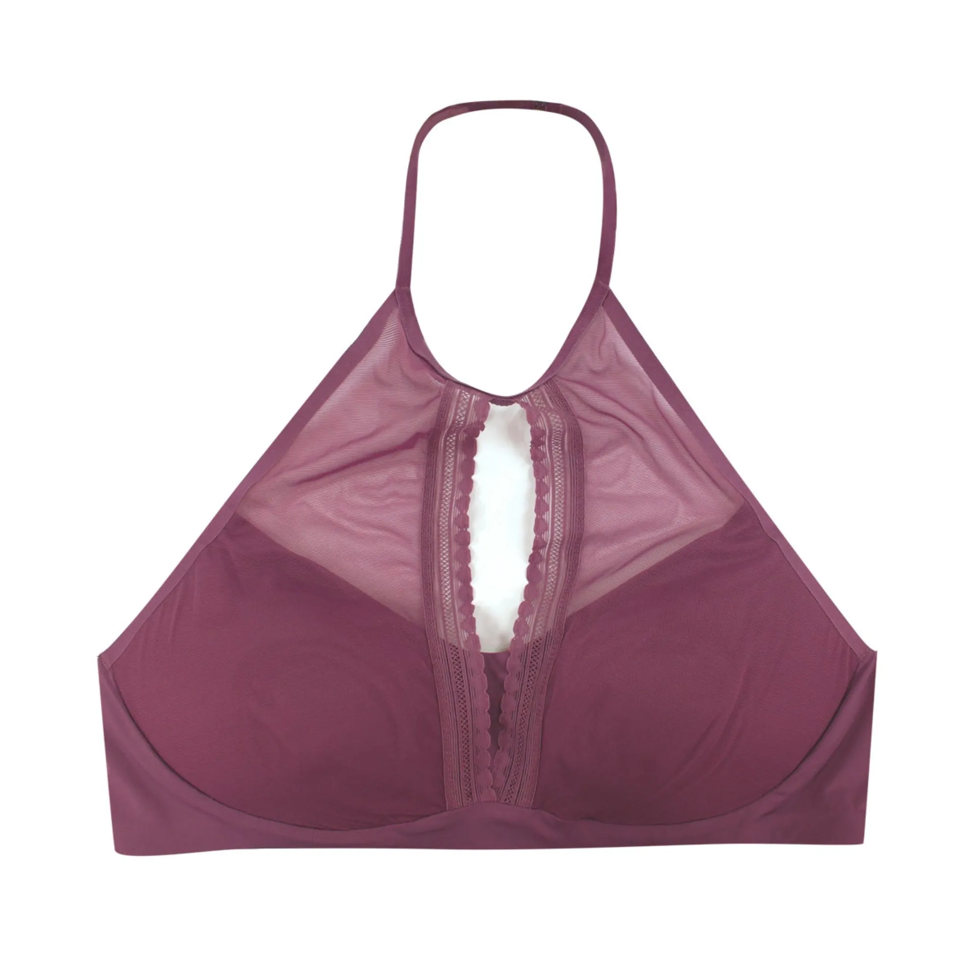 Stylish Top Bralette - Claret
