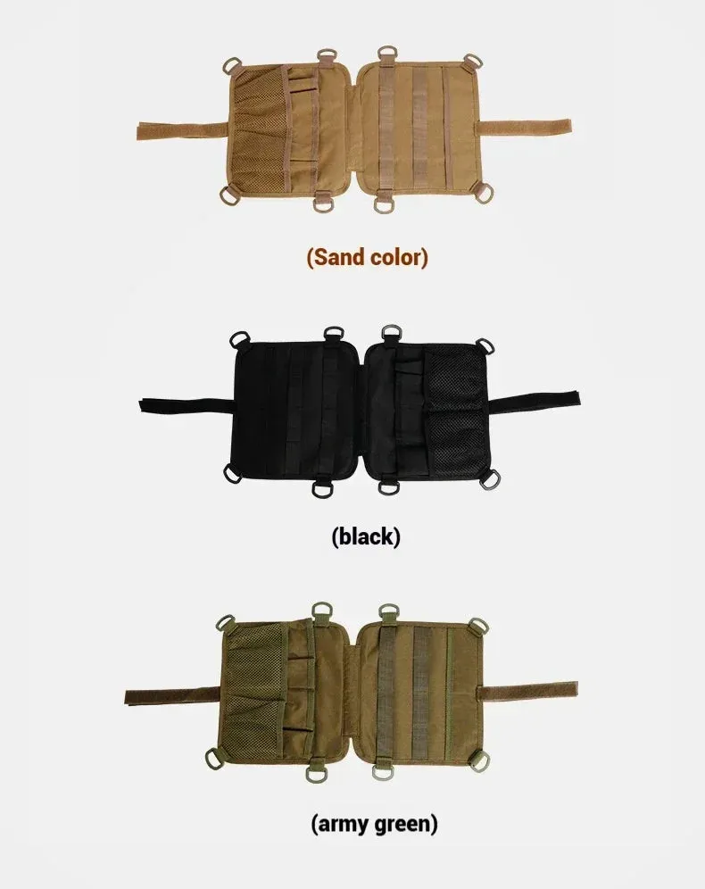 SUNDICK Outdoor Camping Storage Bag Hanging Storage Bag Side Storage Bag Oxford Cloth Thickened Multi Card Slot