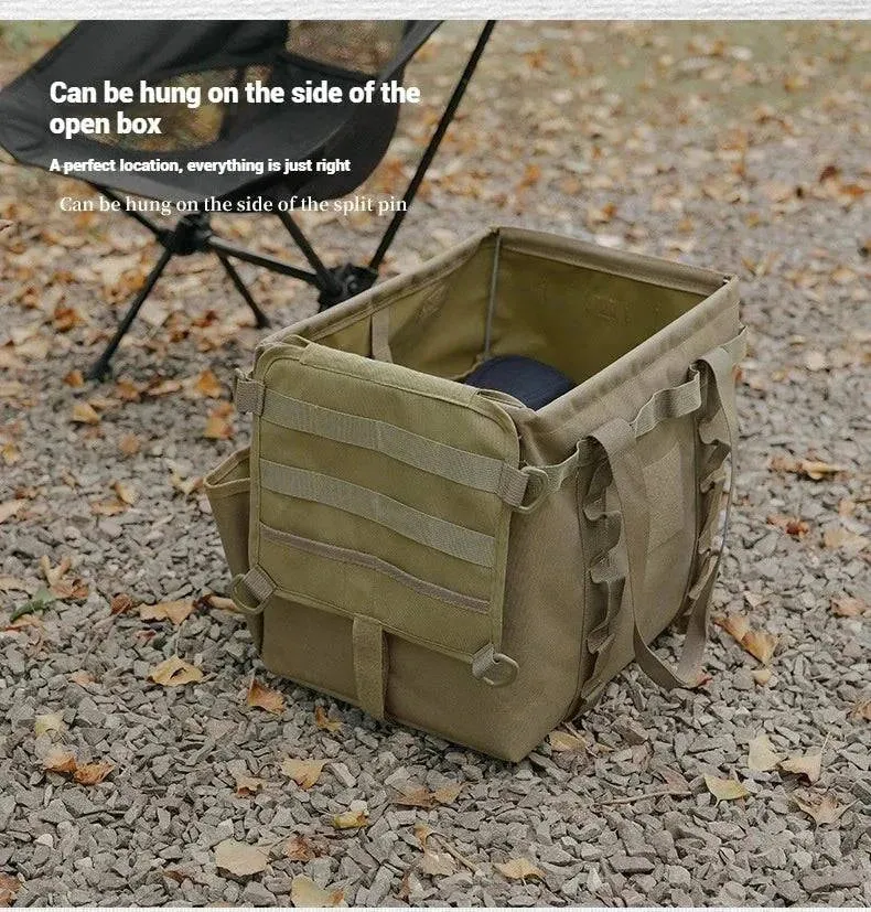 SUNDICK Outdoor Camping Storage Bag Hanging Storage Bag Side Storage Bag Oxford Cloth Thickened Multi Card Slot
