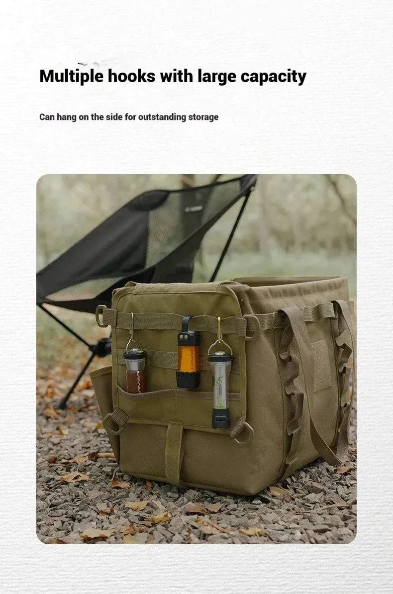 SUNDICK Outdoor Camping Storage Bag Hanging Storage Bag Side Storage Bag Oxford Cloth Thickened Multi Card Slot