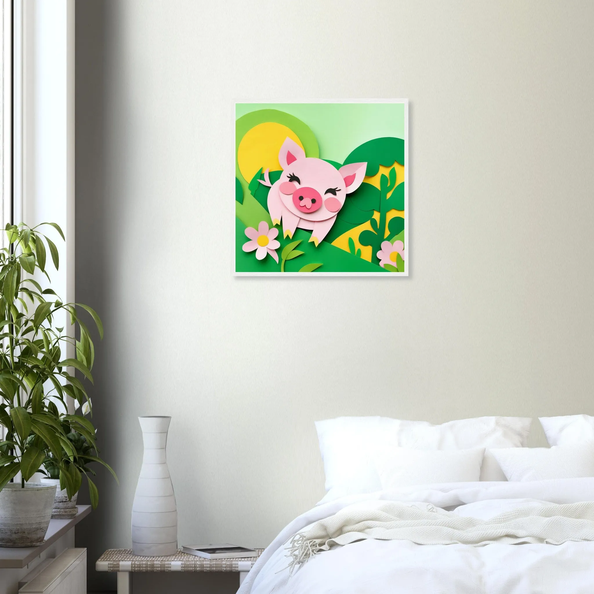 The beauty of paper animal art: Piglet