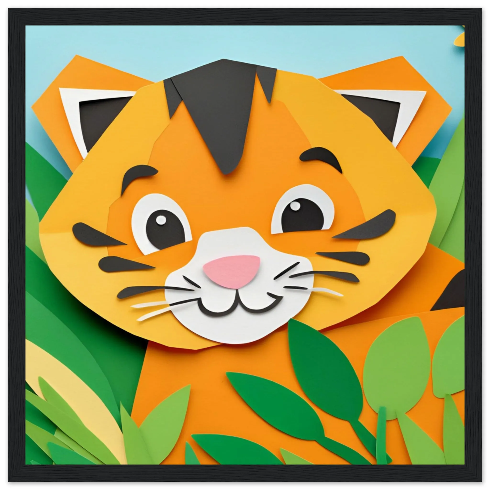 The beauty of paper animal art: Tiger (2 Designs)