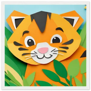 The beauty of paper animal art: Tiger (2 Designs)