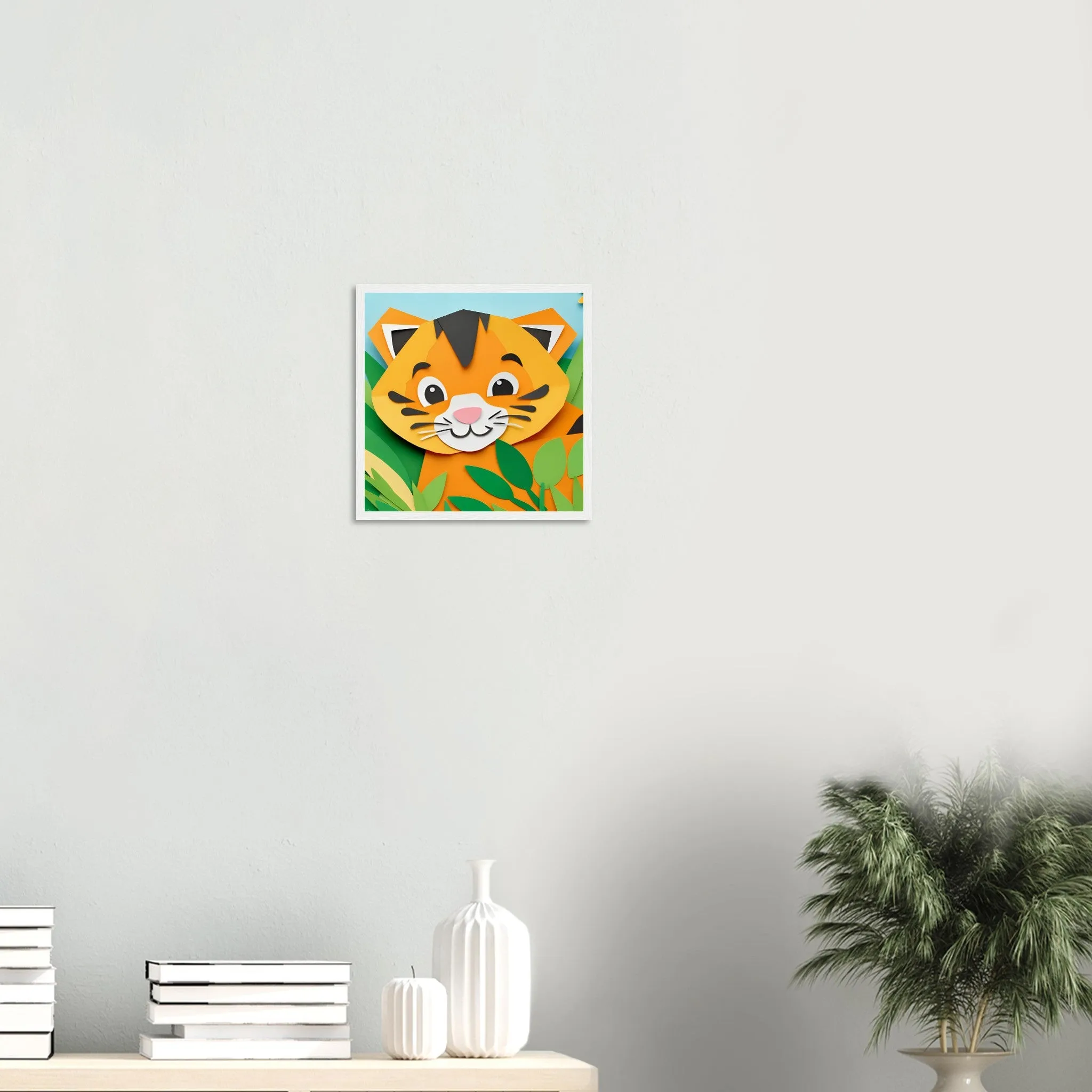 The beauty of paper animal art: Tiger (2 Designs)