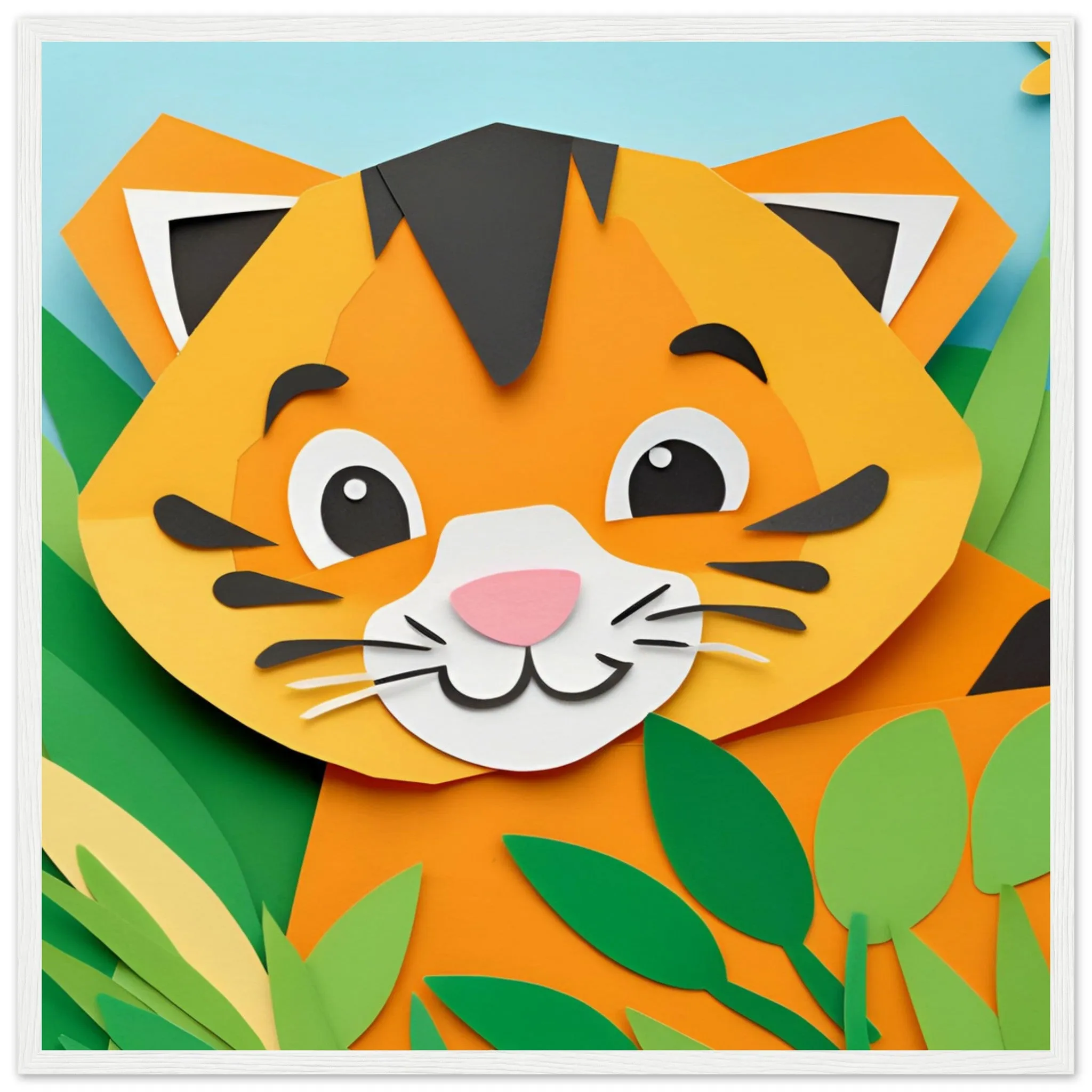 The beauty of paper animal art: Tiger (2 Designs)