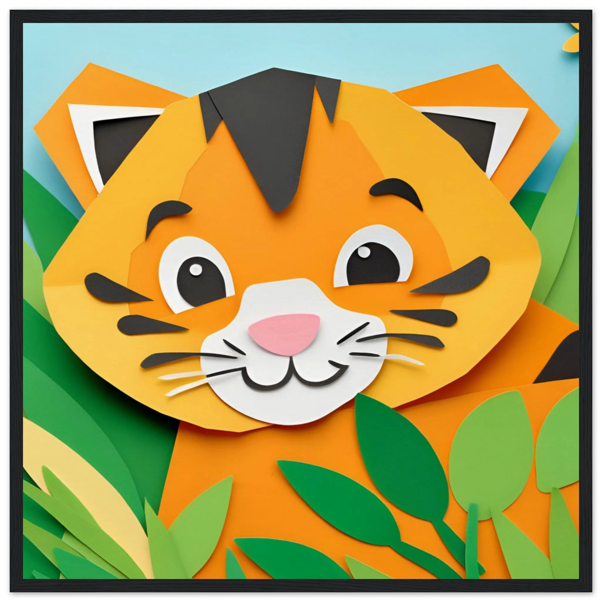 The beauty of paper animal art: Tiger (2 Designs)