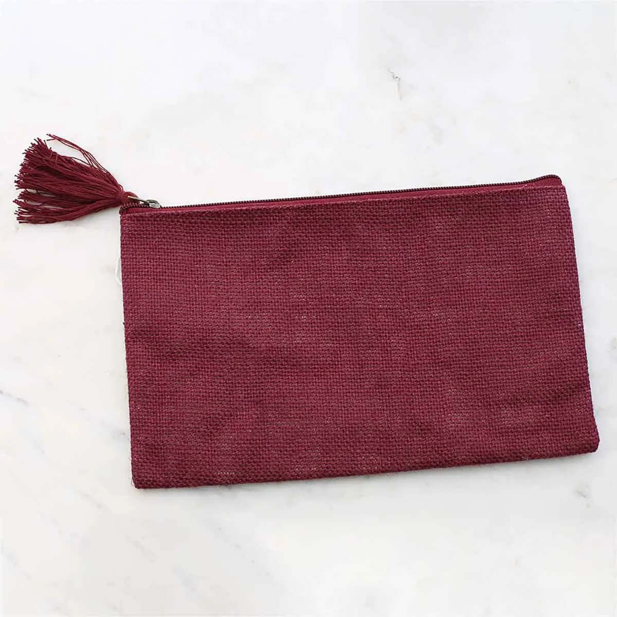 The Royal Standard Jute Cosmetic Bag