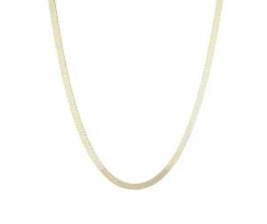 Thick Herringbone Chain Necklace
