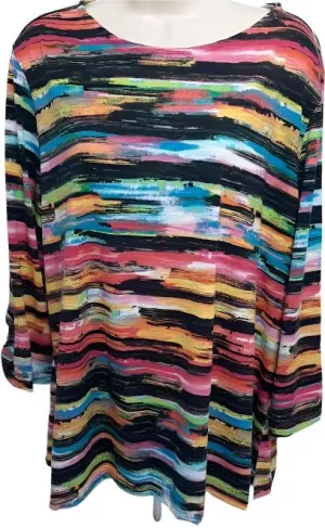 Top-3/4 Sleeve-Multi Colored-Womens-m23205TM