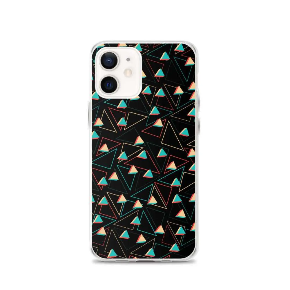 Triangular Candied Black iPhone Case